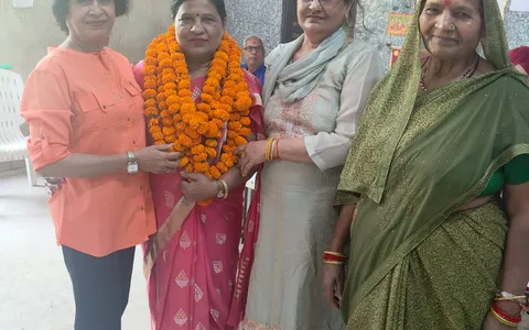 सीनियर सिटीजन्स वेलफेयर एसोसिएशन, हुकम चंद पार्क में सम्मान समारोह