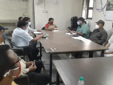 सिद्धार्थ एक्सटेंशन पॉकेट बी की आरडब्ल्यूए के साथ बैठक — 2