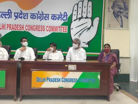 दिल्ली प्रदेश कांग्रेस कमेटी कार्यालय में बैठक — 5