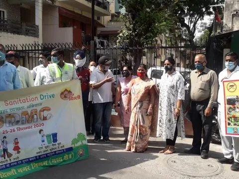 सिद्धार्थनगर अंडरपास एवं पॉकेट बी और सी में दो दिवसीय सफाई अभियान