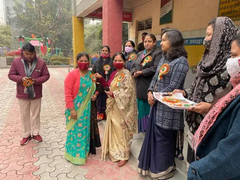 गणतंत्र दिवस से पूर्व विद्यालय भ्रमण (विवरण अनुपलब्ध)