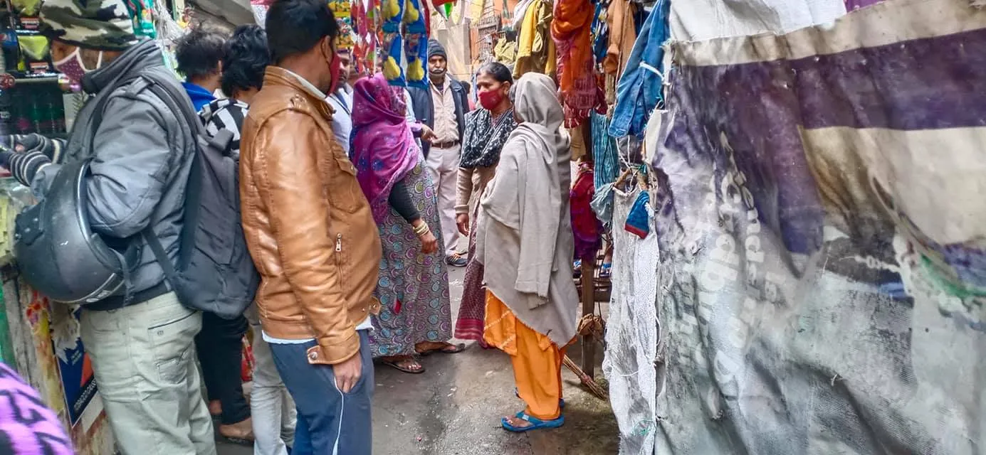 आईजी कैंप-2 में जल निकासी सफाई हेतु विभागीय दौरा — तस्वीर 1 में से 5