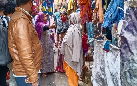 आईजी कैंप-2 में जल निकासी सफाई हेतु विभागीय दौरा
