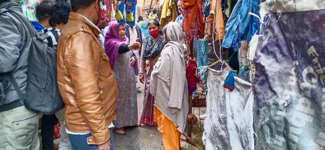 आईजी कैंप-2 में जल निकासी सफाई हेतु विभागीय दौरा — तस्वीर 2 में से 5