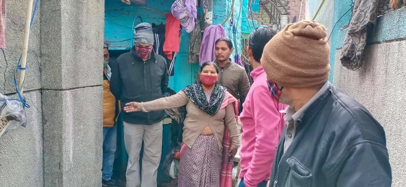 आईजी कैंप-2 में जल निकासी सफाई हेतु विभागीय दौरा — तस्वीर 3 में से 5