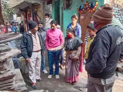 आईजी कैंप-2 में जल निकासी सफाई हेतु विभागीय दौरा — 4