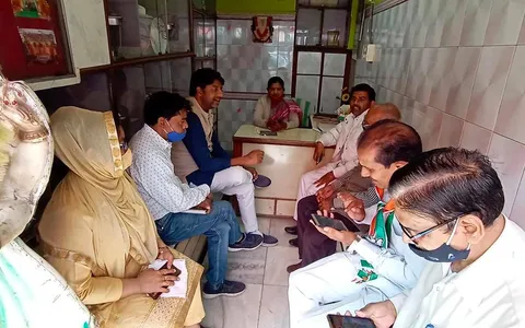कल्याणपुरी उपचुनाव: कांग्रेस प्रत्याशी के कार्यालय का शुभारंभ
