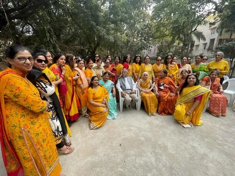 सिद्धार्थ एन्क्लेव में बसंत पंचमी महोत्सव — 3