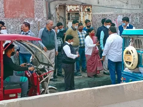काले खां अंडरपास का निरीक्षण — 4