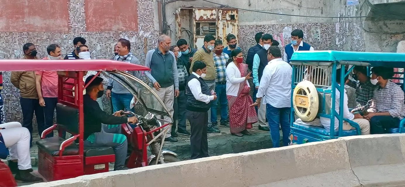काले खां अंडरपास का निरीक्षण — तस्वीर 4 में से 5