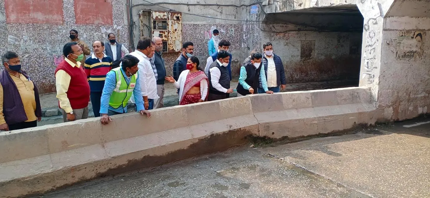 काले खां अंडरपास का निरीक्षण — तस्वीर 5 में से 5