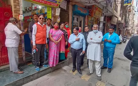 सिद्धार्थ बस्ती कॉलोनी का सर्वे