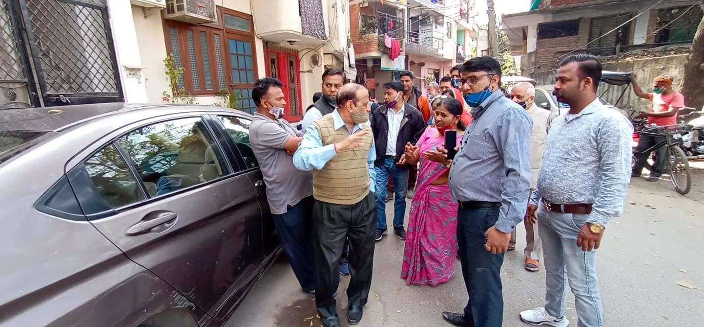 सिद्धार्थ बस्ती कॉलोनी का सर्वे — तस्वीर 4 में से 5