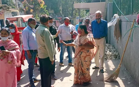 सिद्धार्थ बस्ती और भगवान नगर में कॉलोनी सर्वे