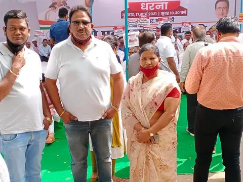 जंतर मंतर पर कांग्रेस का धरना प्रदर्शन — 5