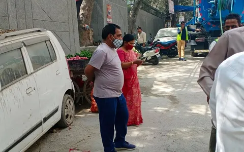किलोकरी गांव में जलभराव की समस्या का समाधान