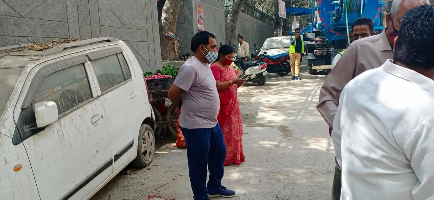 किलोकरी गांव में जलभराव की समस्या का समाधान — तस्वीर 2 में से 11