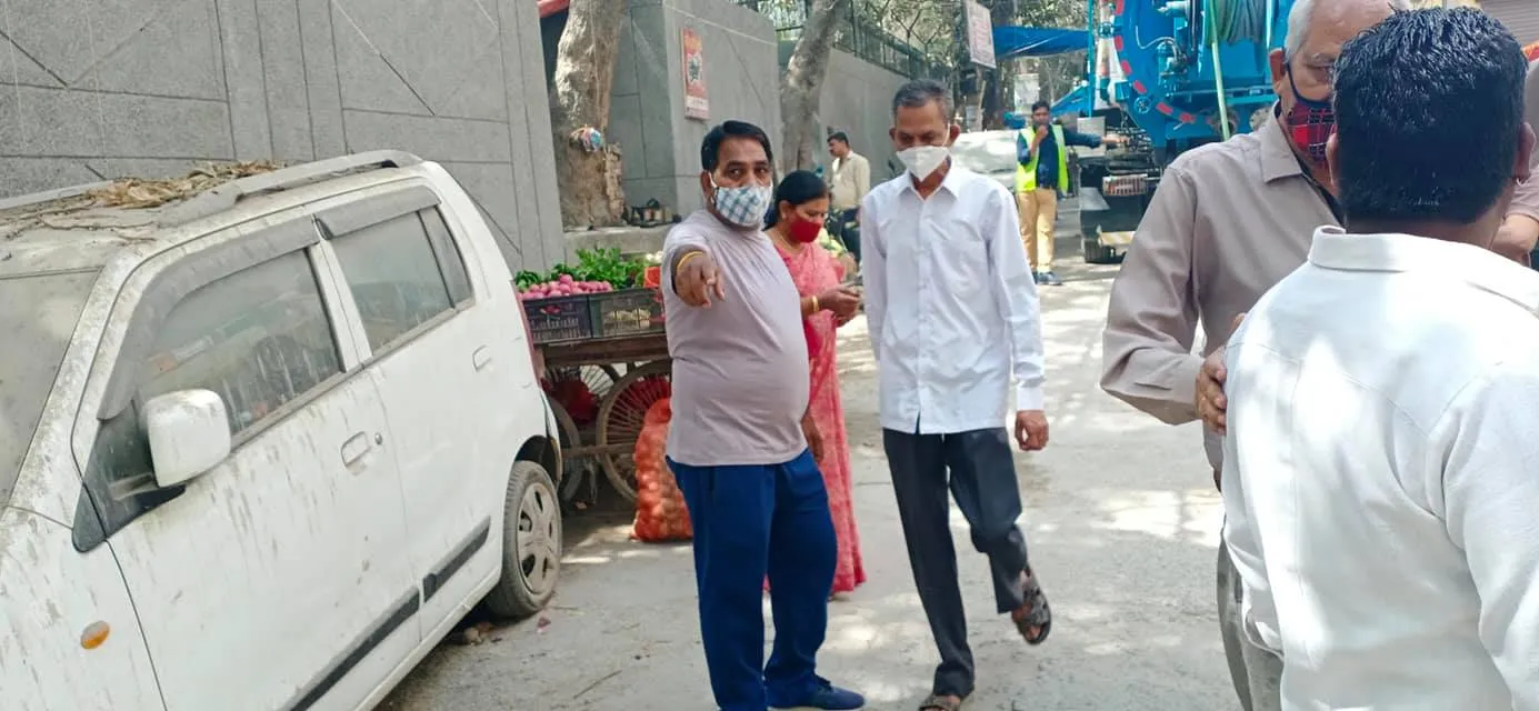 किलोकरी गांव में जलभराव की समस्या का समाधान — तस्वीर 3 में से 11