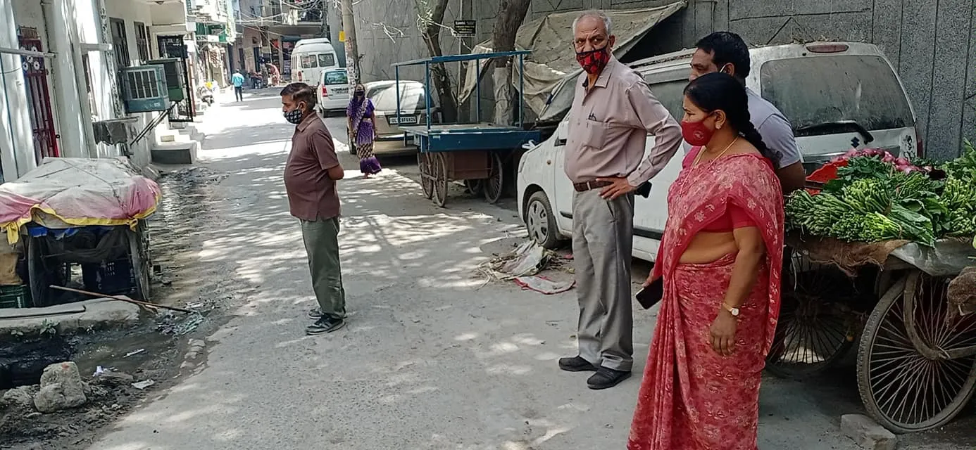 किलोकरी गांव में जलभराव की समस्या का समाधान — तस्वीर 5 में से 11