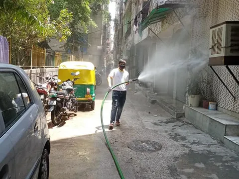 सनलाइट कॉलोनी I और सिद्धार्थ एक्सटेंशन पॉकेट C में सेनिटेशन अभियान — 7
