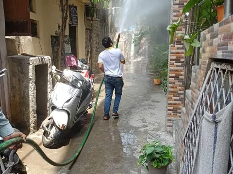 सनलाइट कॉलोनी I और सिद्धार्थ एक्सटेंशन पॉकेट C में सेनिटेशन अभियान — 19