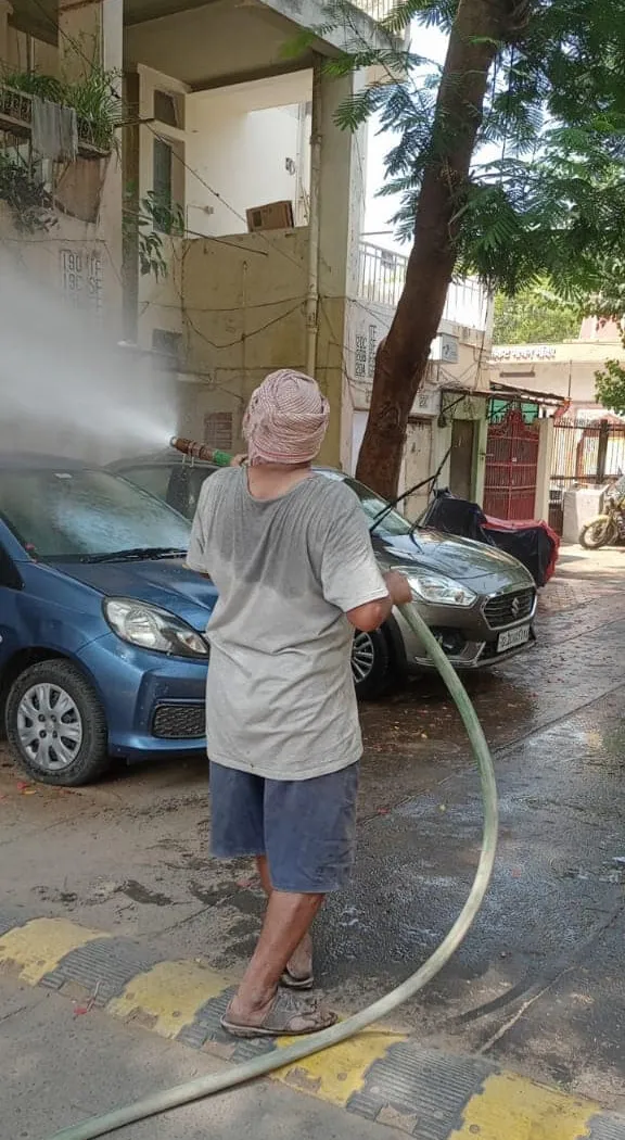 सनलाइट कॉलोनी I और सिद्धार्थ एक्सटेंशन पॉकेट C में सेनिटेशन अभियान — तस्वीर 24 में से 25