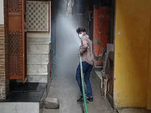 सनलाइट कॉलोनी II और मदर डेयरी आश्रम में सेनिटेशन अभियान