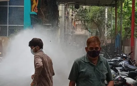 सनलाइट कॉलोनी II और मदर डेयरी आश्रम में सेनिटेशन अभियान