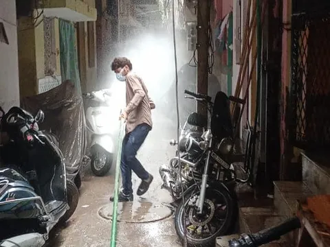 सनलाइट कॉलोनी II और मदर डेयरी आश्रम में सेनिटेशन अभियान — 3