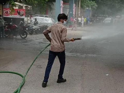 सनलाइट कॉलोनी II और मदर डेयरी आश्रम में सेनिटेशन अभियान — 6