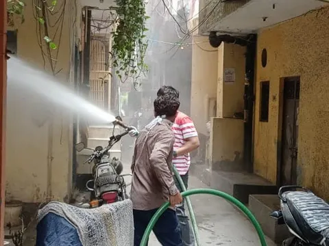 सनलाइट कॉलोनी II और मदर डेयरी आश्रम में सेनिटेशन अभियान — 8