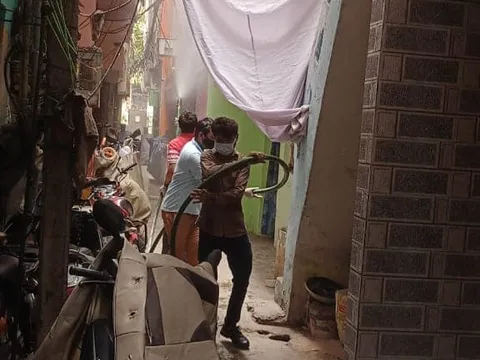 सनलाइट कॉलोनी II और मदर डेयरी आश्रम में सेनिटेशन अभियान — 9