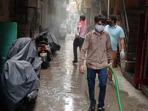 सनलाइट कॉलोनी II और मदर डेयरी आश्रम में सेनिटेशन अभियान — 10
