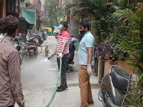 सनलाइट कॉलोनी II और मदर डेयरी आश्रम में सेनिटेशन अभियान — 14