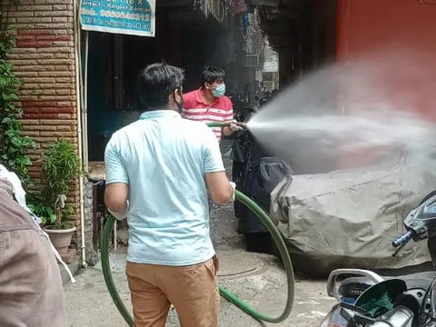 सनलाइट कॉलोनी II और मदर डेयरी आश्रम में सेनिटेशन अभियान — 19