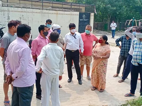 नगली राजापुर एमसीडी स्कूल में राशन किट वितरण — 24