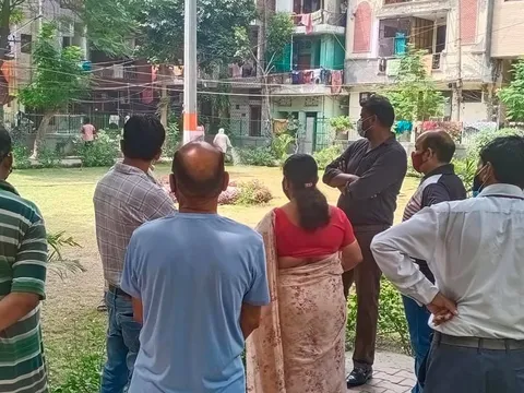 सनलाइट कॉलोनी 2 के पीपल वाले पार्क में सफाई अभियान — 5