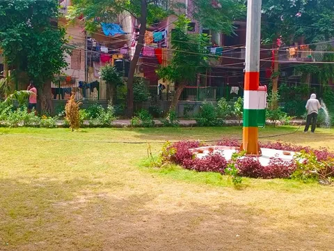 सनलाइट कॉलोनी 2 के पीपल वाले पार्क में सफाई अभियान — 7