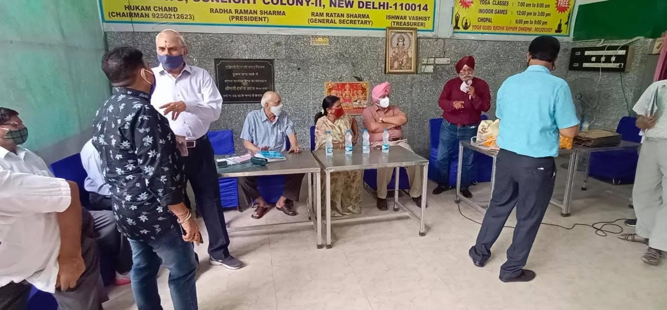 सनलाइट कॉलोनी-2 सीनियर सिटीजन हट में जन्मदिन समारोह — तस्वीर 13 में से 14