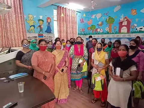जीवन नगर एसडीएमसी स्कूल में अभिभावक-शिक्षक बैठक — 2
