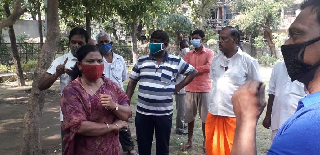 सनलाइट कॉलोनी-2 स्टोर वाले पार्क का आरडब्ल्यूए संग निरीक्षण — तस्वीर 7 में से 12