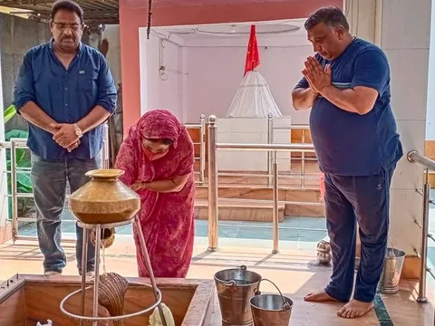 सराय काले खां शिव मंदिर में पूजा-अर्चना एवं आरडब्ल्यूए संग निरीक्षण — 19