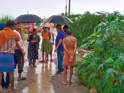 सराय काले खां ग्यासपुर झुग्गियों में बारिश के पानी की तुरंत निकासी — 2