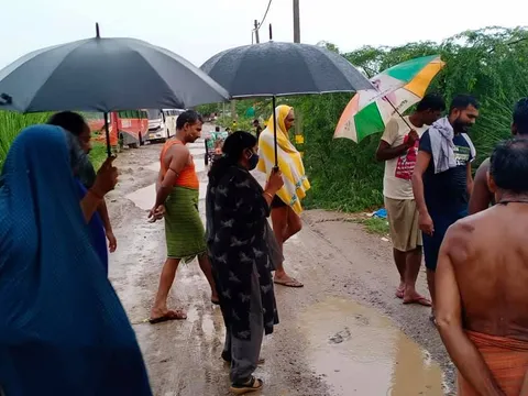 सराय काले खां ग्यासपुर झुग्गियों में बारिश के पानी की तुरंत निकासी — 13