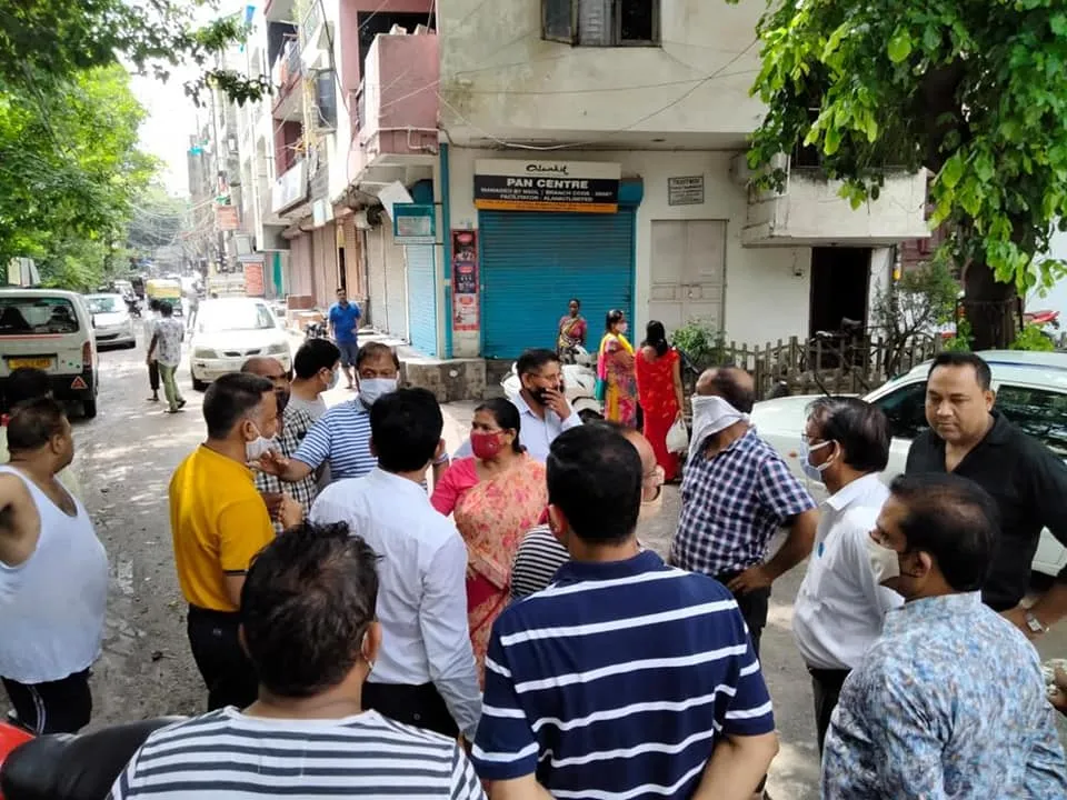 भगवान नगर व सिद्धार्थ नगर में जलभराव की समस्या पर निरीक्षण — तस्वीर 1 में से 13