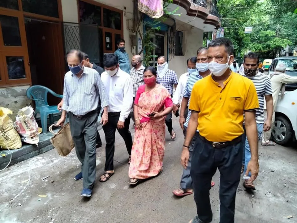 भगवान नगर व सिद्धार्थ नगर में जलभराव की समस्या पर निरीक्षण — तस्वीर 6 में से 13