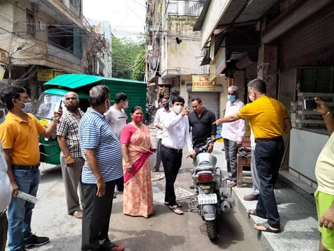 भगवान नगर व सिद्धार्थ नगर में जलभराव की समस्या पर निरीक्षण — 8