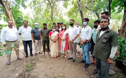 राजीव गांधी स्मृति वन में शीला दीक्षित जी की पुण्यतिथि पर वृक्षारोपण