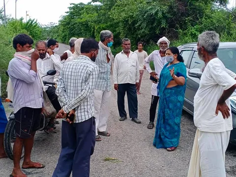 बेला गांव व मूलचंद बस्ती में जलभराव समस्या पर मुलाकात — 3