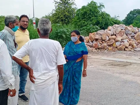 बेला गांव व मूलचंद बस्ती में जलभराव समस्या पर मुलाकात — 8